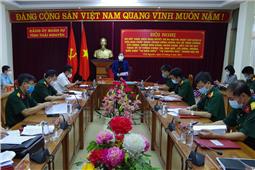 Đảng ủy Quân sự tỉnh Thái Nguyên: Sơ kết 5 năm thực hiện Nghị quyết Trung ương 4 (khóa XII)